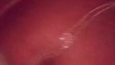 Secretary records a video fingering herself for boss