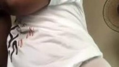Fan repairer getting bj after work