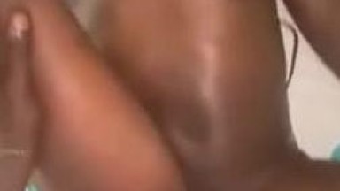 Ama Dope from tiktok enjoying online friend long dick