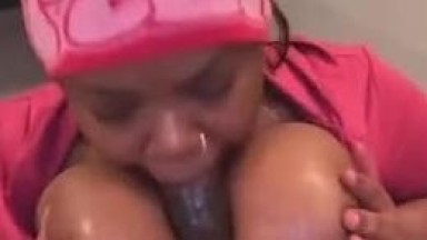 Titties job and blowjob combo
