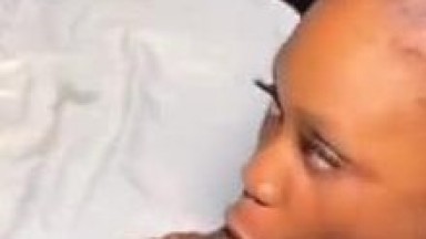 Nigerian girl in Ghana sucking skit maker’s dick