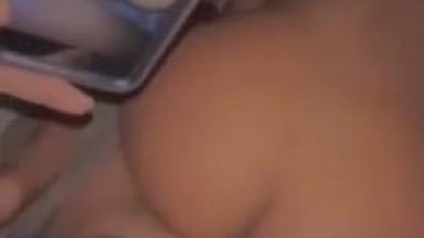 Video call with a friend getting his dick sucked