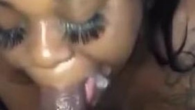 Part 2: Thick Mile 7 lady sucking HR dick for job opportunity